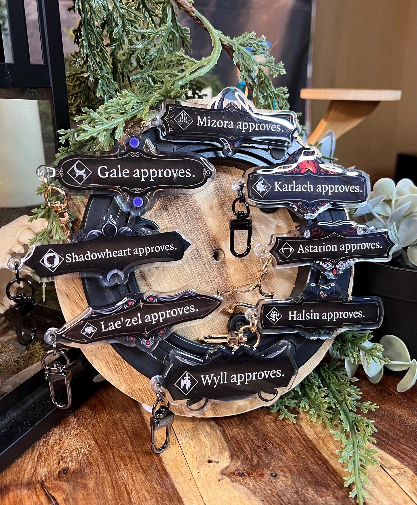 Baldur's Gate 3 Character Approves Keychain